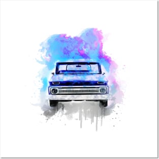 Chevy C-10 paint bomb Posters and Art